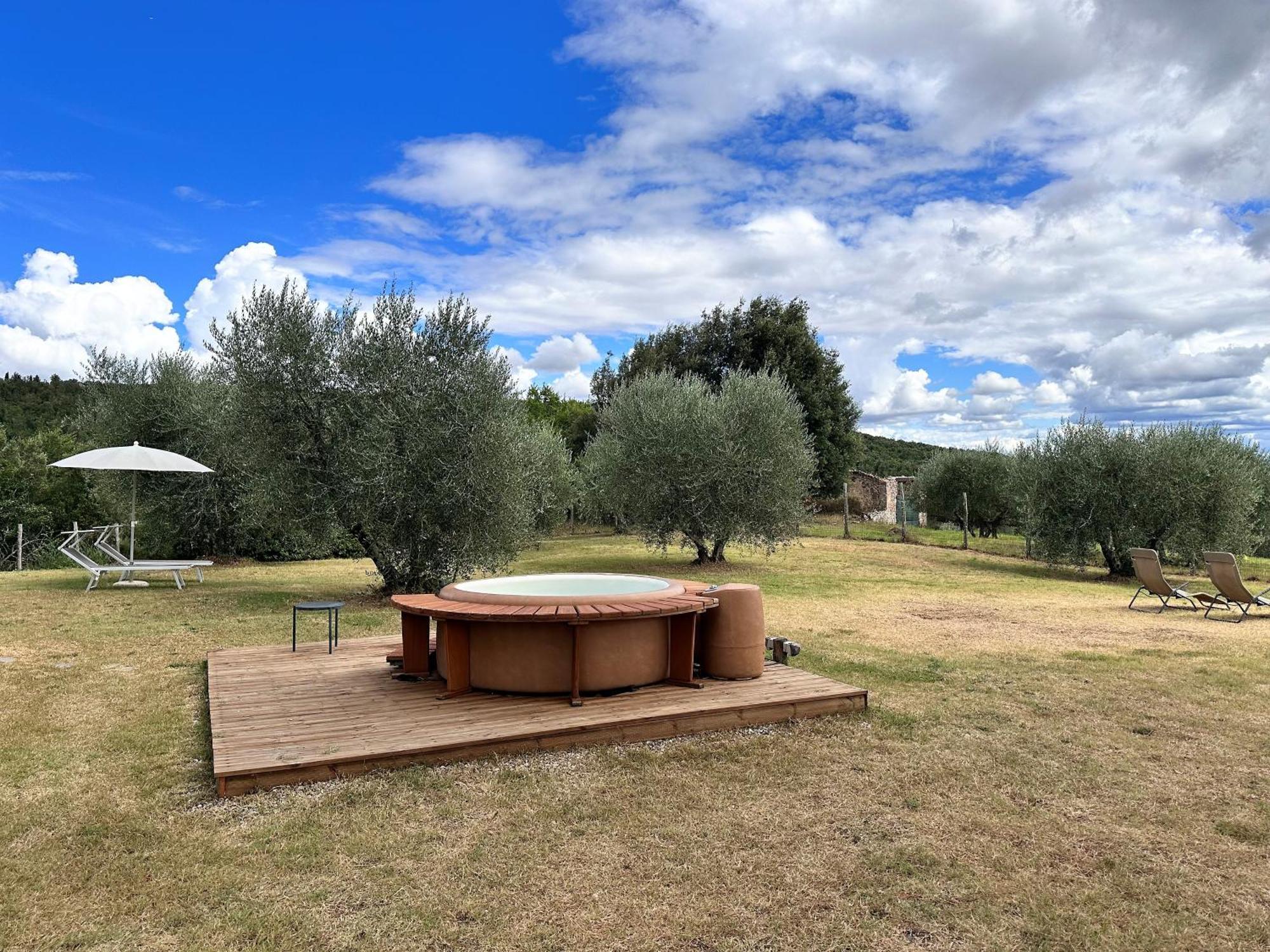 La Palazzina Villa Siena Bagian luar foto